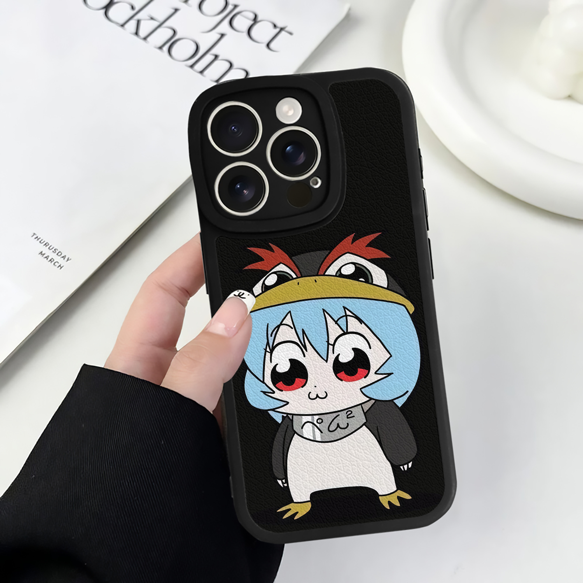 （画像用） EVA 新世紀エヴァンゲリオン 【iPhone 16シリーズ対応】シリコンスマホケース（レザー調） 材質：シリコン